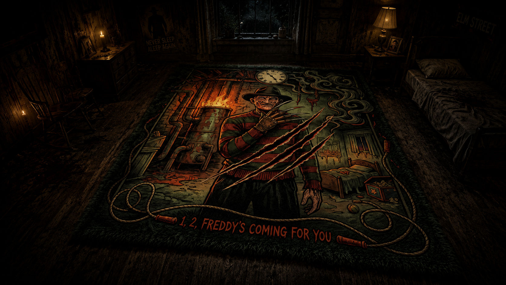 🧤 Freddy Krueger — "Welcome to My Nightmare"